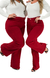 CALÇA JEANS PLUS SIZE - WIDE LEG VERMELHO INTENSO - BEIDÊ