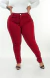 CALÇA JEANS PLUS SIZE - SKINNY VERMELHO INTENSO na internet
