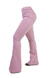CALÇA JEANS FEMININA - FLARE ROSA BEBÊ COM BOTÕES FORRADOS - loja online