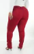 CALÇA JEANS PLUS SIZE - SKINNY VERMELHO INTENSO - BEIDÊ