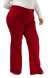 CALÇA JEANS PLUS SIZE - WIDE LEG VERMELHO INTENSO na internet