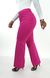 CALÇA JEANS FEMININA - WIDE LEG ROSA PINK - BEIDÊ