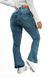 CALÇA JEANS FEMININA - FLARE PARA BAIXINHAS AZURE - loja online