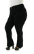 CALÇA JEANS PARA BAIXINHAS PLUS SIZE - FLARE PRETA INTENSE - loja online