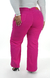 CALÇA JEANS PLUS SIZE - WIDE LEG ROSA PINK - loja online