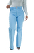 Imagem do CALÇA JEANS FEMININA - WIDE LEG AZUL BEBÊ