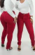 Imagem do CALÇA JEANS PLUS SIZE - SKINNY VERMELHO INTENSO