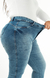 CALÇA JEANS PLUS SIZE - FLARE PARA BAIXINHAS AZURE