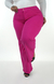 CALÇA JEANS PLUS SIZE - WIDE LEG ROSA PINK