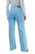 CALÇA JEANS FEMININA - WIDE LEG AZUL BEBÊ