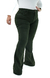 CALÇA JEANS FEMININA - FLARE VERDE MILITAR na internet
