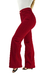 CALÇA JEANS FEMININA - WIDE LEG VERMELHO INTENSO - BEIDÊ