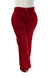 CALÇA JEANS PLUS SIZE - WIDE LEG VERMELHO INTENSO - BEIDÊ