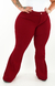CALÇA FEMININA - FLARE VERMELHO INTENSO - loja online