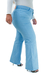 Imagem do CALÇA JEANS FEMININA - WIDE LEG AZUL BEBÊ