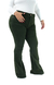 CALÇA JEANS FEMININA - FLARE VERDE MILITAR - comprar online
