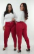 CALÇA JEANS FEMININA - SKINNY VERMELHO INTENSO - comprar online