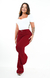 CALÇA FEMININA - FLARE VERMELHO INTENSO