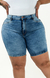 SHORTS JEANS MEIA COXA - MARMORIZADO