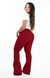 CALÇA FEMININA - FLARE VERMELHO INTENSO - BEIDÊ