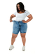 SHORTS JEANS MEIA COXA - MARMORIZADO - BEIDÊ