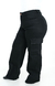 CALÇA JEANS FEMININA - WIDE LEG CARGO PRETA
