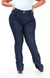 CALÇA JEANS PLUS SIZE - FLARE SILHUETA SLIM - comprar online
