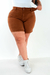 SHORTS JEANS MEIA COXA PLUS SIZE - TERRACOTA - loja online