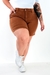 SHORTS JEANS MEIA COXA PLUS SIZE - TERRACOTA - comprar online