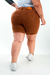 SHORTS JEANS MEIA COXA PLUS SIZE - TERRACOTA na internet