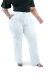 Imagem do CALÇA JEANS FEMININA - WIDE LEG CARGO BRANCA