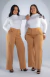 Imagem do CALÇA FEMININA ALFAIATARIA CINTURA ALTA - CAMEL