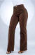 CALÇA JEANS FEMININA - WIDE LEG COFFEE