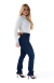 CALÇA JEANS FEMININA - RETA CLASSIC DENIM na internet