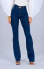 CALÇA JEANS PARA MULHERES ALTAS - WIDE LEG ELEGANCE AZUL ESCURO