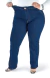 CALÇA JEANS FEMININA - WIDE LEG ELEGANCE BLUE - loja online