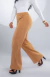 CALÇA FEMININA ALFAIATARIA CINTURA ALTA - CAMEL