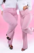 CALÇA FEMININA - WIDE LEG ROSA BEBÊ na internet
