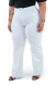 CALÇA JEANS FEMININA - WIDE LEG BRANCA SUPER WHITE - comprar online