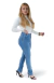 CALÇA JEANS FEMININA - RETA ESTILO ALFAIATARIA PISCINE - comprar online