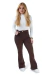 CALÇA JEANS PARA BAIXINHAS - FLARE COFFEE