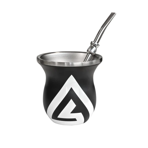 Mate Kyma térmico camionero negro acero stanley original cuotas bombilla stanley1913 inal anmat bpa