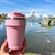 TERMOLAR - Vaso c/tapa 380ml Rosa - Olivos Store