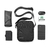 Kyma bandolera Creta negra bolso hombre mujer unisex calidad cuotas