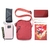 Kyma bandolera Creta rojo bordo bolso hombre mujer unisex calidad cuotas