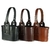 Matera Canasta chica - Cuero Negro - comprar online