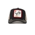 Gorra Goorin original The Cock Gallo Cap Negra y Beige red