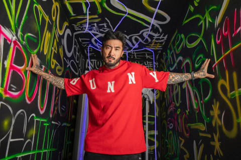 Camiseta Oversized Bunny Vermelha