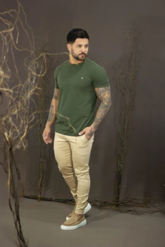 Camiseta KJ Verde - CM MODA MASCULINA