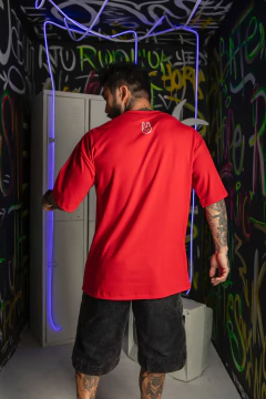 Camiseta Oversized Bunny Vermelha - comprar online